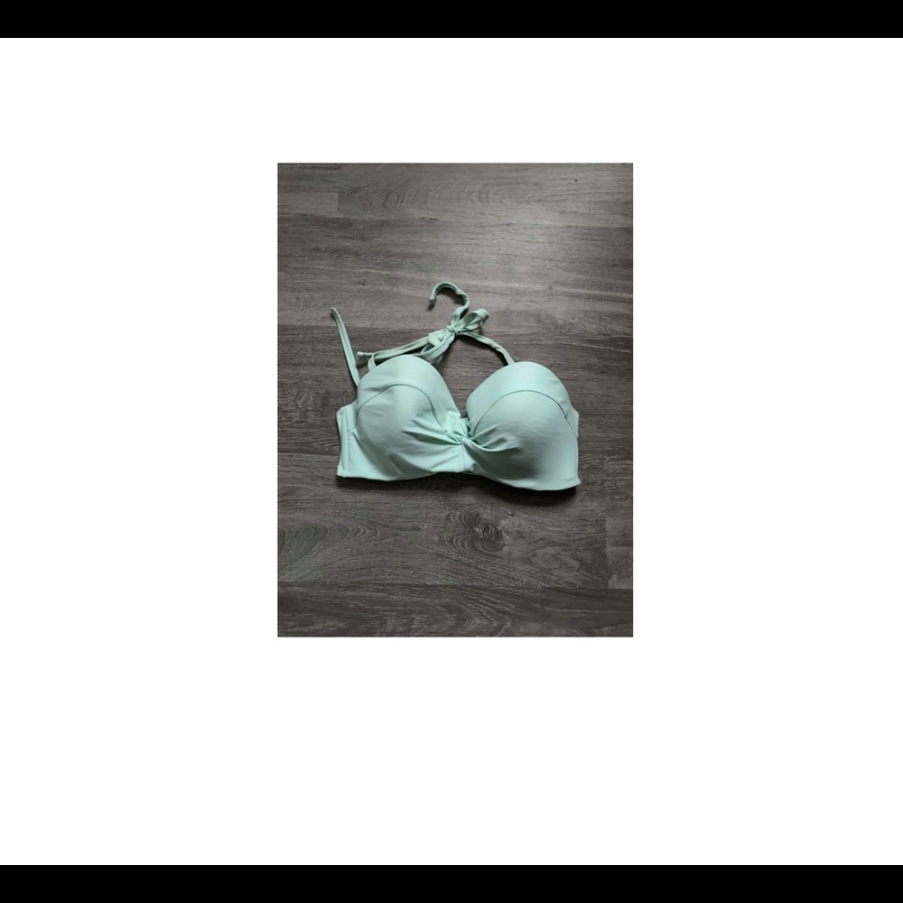 Very cute bathing suit top.